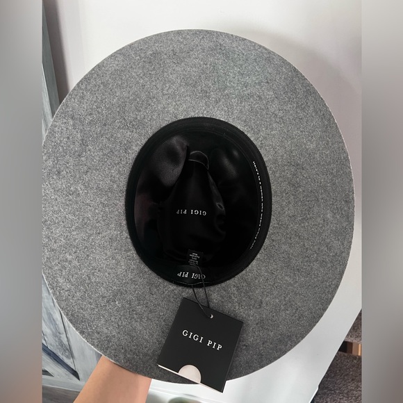 GIGI PIP - WIDE BRIM EMMA felt hat - GREY - Picture 2 of 6